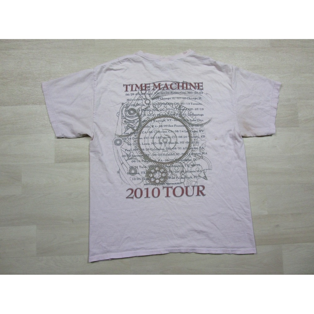Vintage Rush 2010 Time Machine Tour T-Shirt Men's Size (L) Concert Rock Band - Picture 16 of 16
